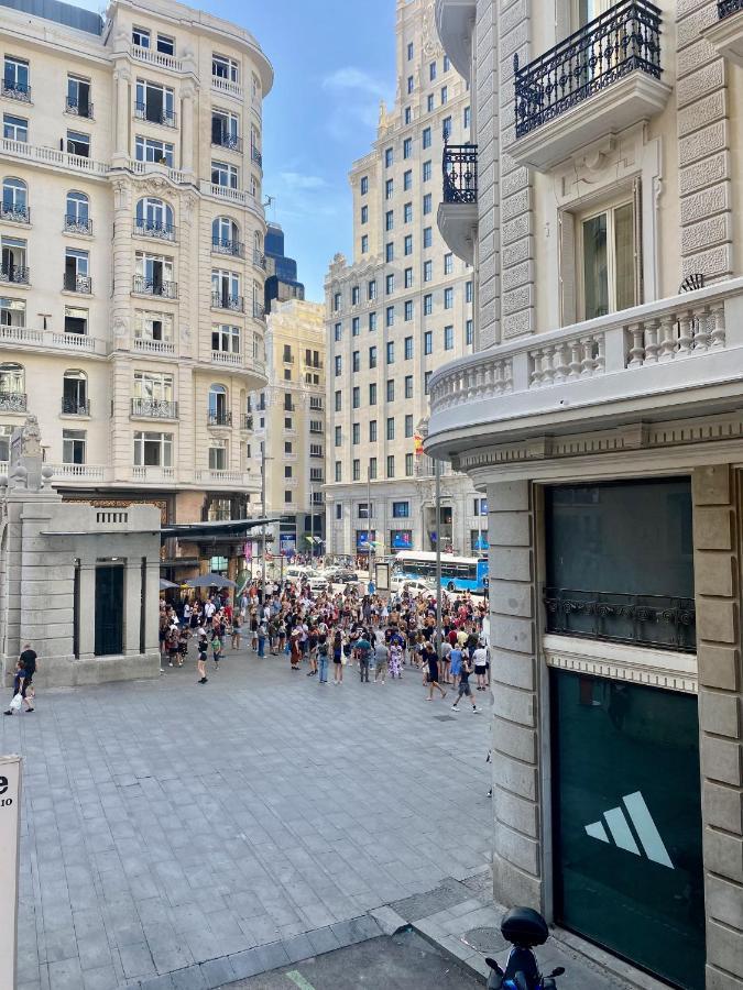 Charming Gran Via Madrid Lejlighed Eksteriør billede
